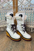 PAJAR White Wedge Boots - NWT! (9-9.5)