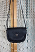 ROOTS Black Leather Crossbody