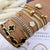 Bracelet- 2 Rows CZ 18K Plated