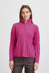 BYOUNG - Pink Half Zip Sweater
