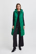 BYoung Green Puff Vest