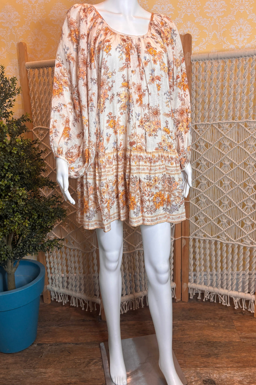 SPELL Floral Mini Dress (fits S-M)