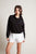 Saddie- Soft Knit Johnny Collar Pullover