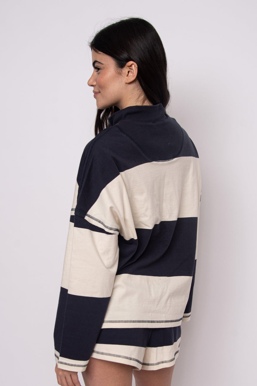 CAMILLE-Jersey Half Zip