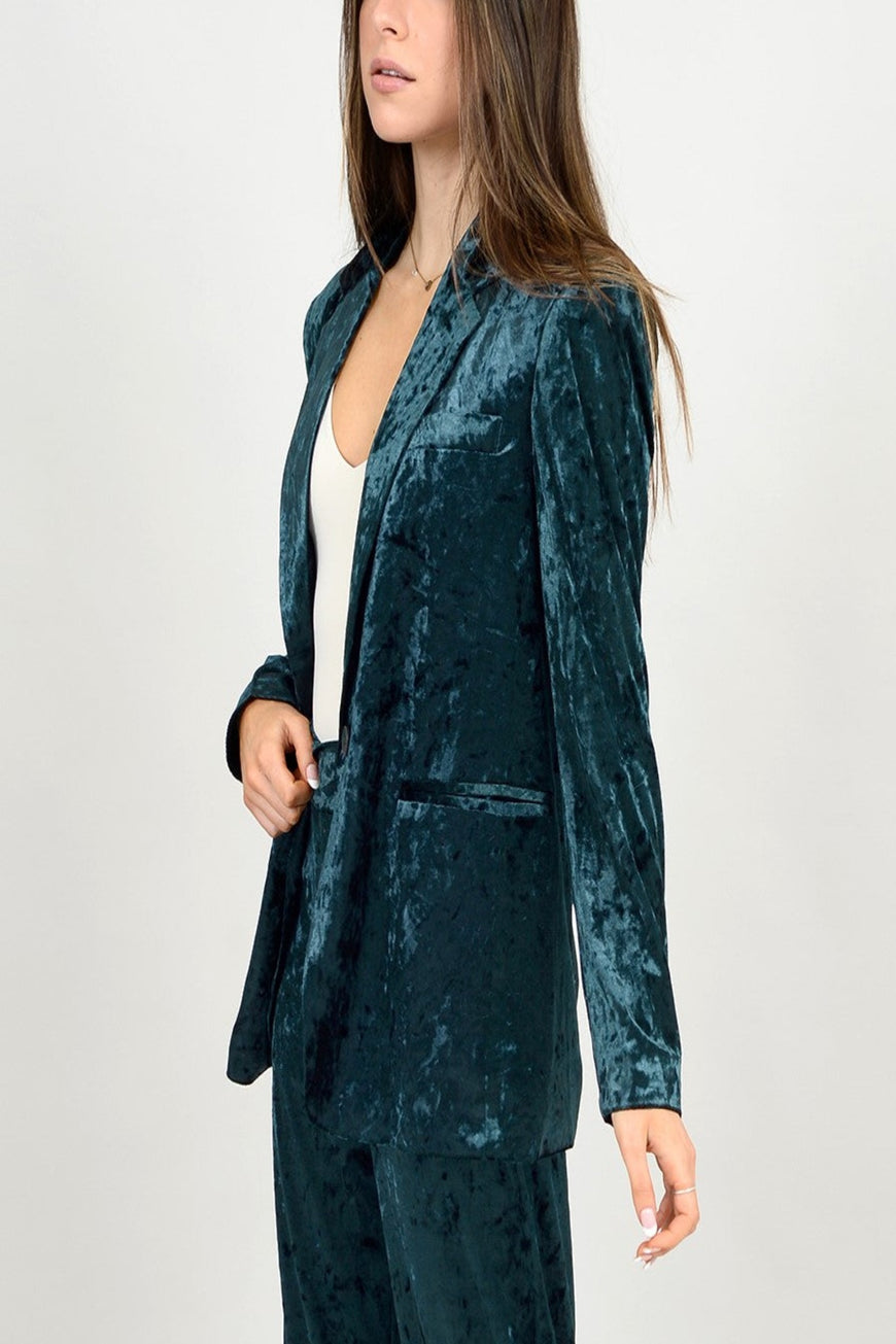 RD Green Velvet Blazer