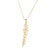 Leaf Pendant Necklace-18K Plated/CZ Stones