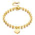 18K Gold Plated Heart Bracelet