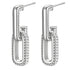 Stainless Steel Link Earrings