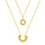 New 2 Layer Necklace- 18k plated