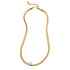 Necklace-Thick 18K Plated Chain with CZ Stone