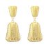 18K Plated Zig Zag Dangle Earrings