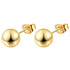 18K Plated Small Ball Studs