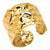 18K Hammered Gold Plated Ring