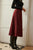 COMMENSE | Belted A-line Midi Skirt (XS)