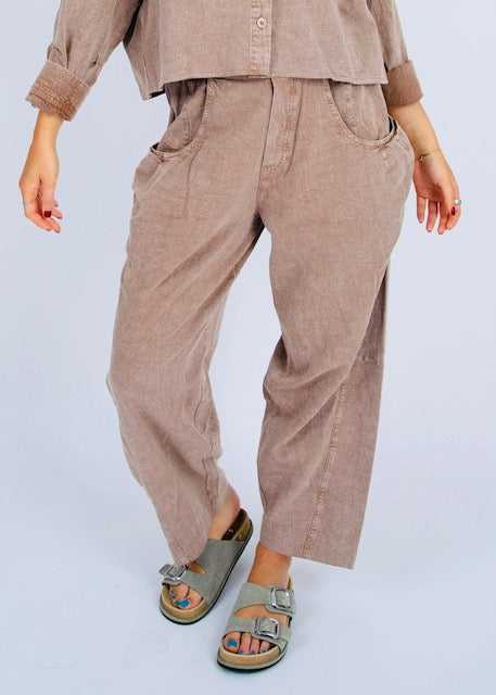 Amalfi Pull On Barrel Pants