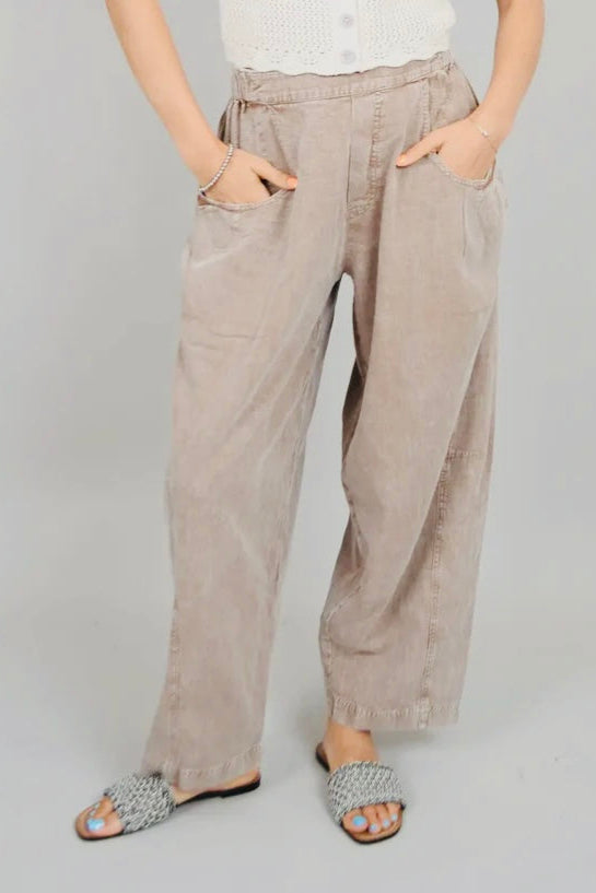 Amalfi Pull On Barrel Pants