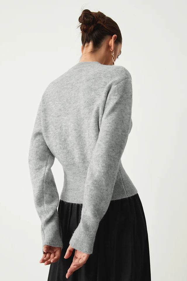 COMMENSE | Half Zip Fuzzy Sweater (S)