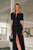 COMMENSE-Navy Knit Dress (S)