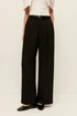 COMMENSE-Pleated Pant with Belt (XL/Fits 14)