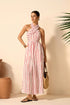 COMMENSE | Striped Twist Halter Dress