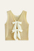 COMMENSE | Bow Tie Knit Top (M)