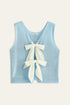 COMMENSE | Bow Tie Knit Top (S)