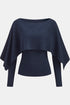 COMMENSE | Long Sleeve Top & Capelet Knit Two-Piece Set (M)