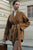 COMMENSE | Utility Belted Tweed Style Coat (XS)