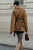 COMMENSE | Utility Belted Tweed Style Coat (XS)