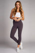BAMBOO- 3/4 High Waisted Legging Charcoal (O/S)