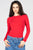 BAMBOO- Crew Neck Top Chili (O/S)