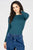 BAMBOO- Crew Neck Top Teal (O/S)