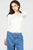 BAMBOO- Crew Neck Top Ivory (O/S)