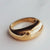 14K Gold Plated Dome Stacking Ring