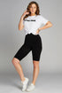 Bamboo High Waisted Long Shorts