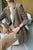  Houndstooth Split Blazer With Belt (S)