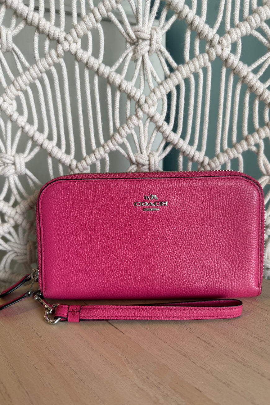 COACH Double Zip Wristlet