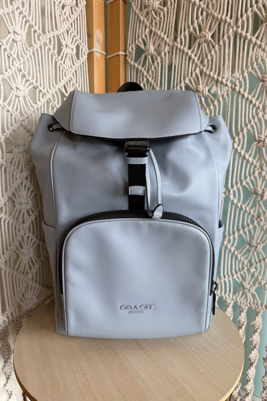 COACH Blue Leather Knapsack