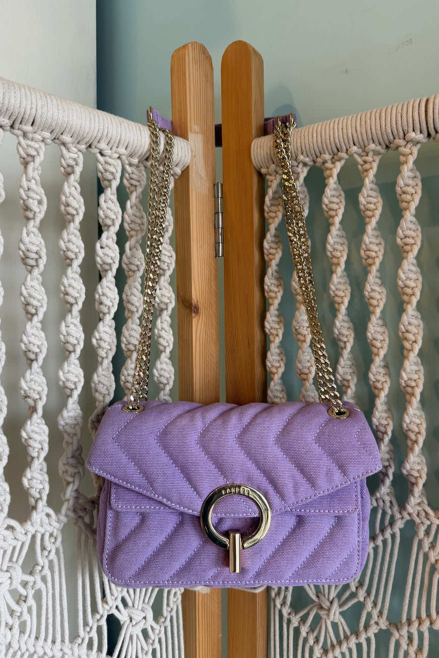 SANDRO Gold Chain Shoulder Bag