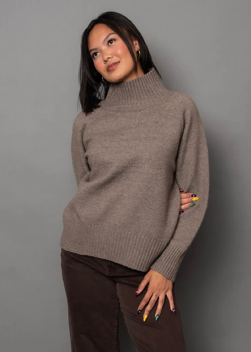 Anthousa Mock Neck Sweater