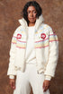 Rose Ladies Zip Knit Boxy Jacket