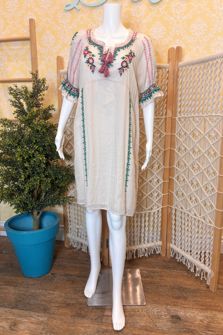 ODD MOLLY- NWT Ebmbroidered Dress (8/10)