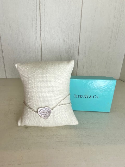 Return to Tiffany Heart Tag Double Chain Bracelet