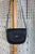 ROOTS Black Leather Crossbody