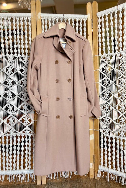 TALULA- Wool Blend Coat (L)