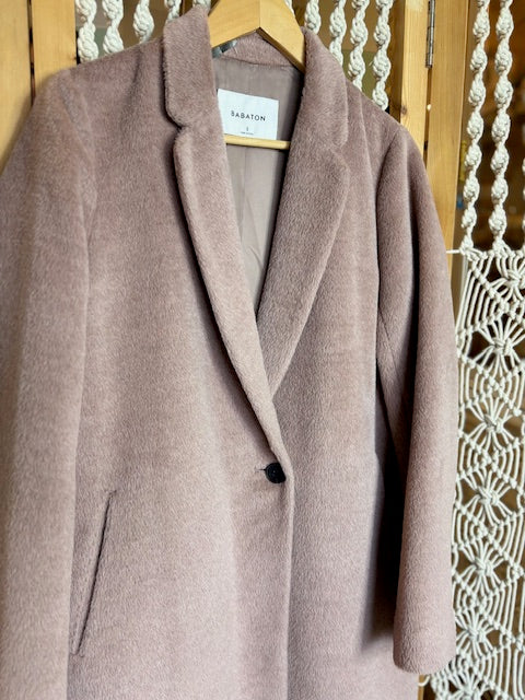 BABATON Alpaca Wool Blend Coat (S)