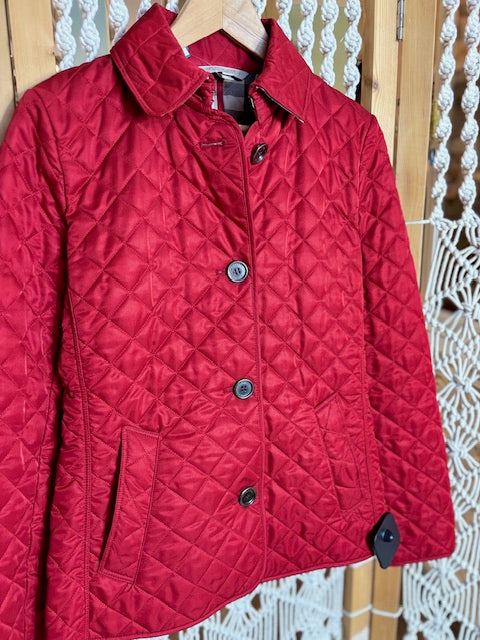 BURBERRY-Quilted Coat (S)