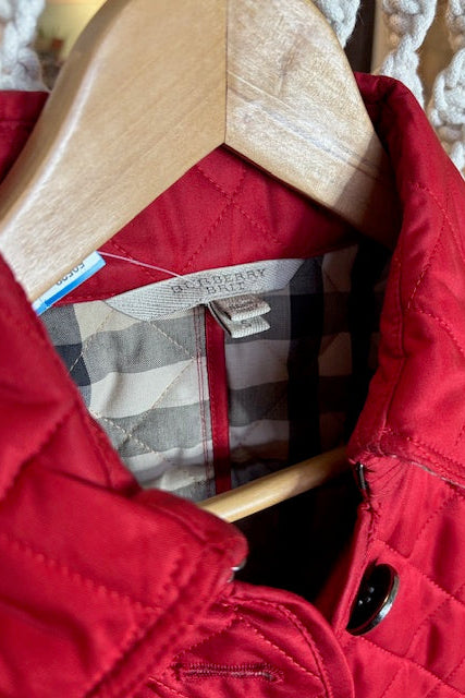 BURBERRY-Quilted Coat (S)