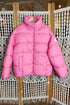 NOIZE Pink Puffer Coat (L)
