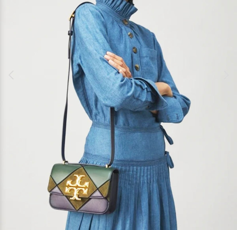 TORY BURCH- Eleanor Diamond Quilt Shoulder Bag
